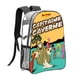 thumbnail image 1 of El Capitán CavernícolaMochila transparente temática, resistente y duradera, bolsa see-through para trabajo, deporte, universidad y viaje, 31 × 43 cm, 1 of 6