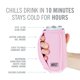 thumbnail image 2 of Enfriador de Lata Host Slim 12 oz Rosa con Gel Congelable, 2 of 9