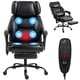 thumbnail image 1 of Silla de Oficina HOMCOM con Masaje, Calor, Reclinable y Tapizada en Cuero PU, 1 of 9