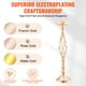 thumbnail image 3 of Candelabro VEVOR de metal dorado para bodas, 20 unidades, 58 cm, 3 of 9