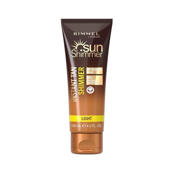 Instant Tan Rimmel Sunshimmer, resistente al agua, ligero y brillante