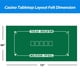 thumbnail image 2 of GSE Juegos & Deportes Experto Tapete de Blackjack y Póker 183x91 cm, 2 of 7