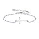 thumbnail image 1 of Pulsera HESHPAWS S925 Sterling Silver Cross Ajustable Plata, 1 of 3