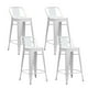 thumbnail image 1 of Pack de 4 Taburetes Tolix de Acero - Blancos, 1 of 4