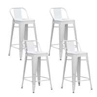 Klik Muebles - Pack De 4 Taburetes Tolix De Acero - Blancos