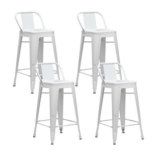 Klik Muebles - Pack De 4 Taburetes Tolix De Acero - Blancos