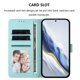 thumbnail image 5 of Xiaomi Redmi 17 4G/5G Funda Billetera con Estampado de Gato, Verde Claro, 5 of 6