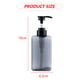 thumbnail image 2 of Dispensador de loción de plástico cuadrado rellenable, 2 unidades, 450 ml/15,2 oz, para aceites esenciales, jabón, loción y champú., 2 of 5