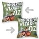 thumbnail image 2 of El Maravilloso Mago de Oz Fundas de almohada de terciopelo con tema, regalos de funda de almohada, decoración para el hogar, cojín de lanzar, regalo de cumpleaños para fans y parejas. 45cm x 45cm., 2 of 6