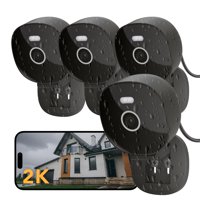 Cámara De Seguridad Famviva 2K Cableada Exterior/Interior Ip65 Negro-4P