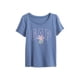 thumbnail image 1 of Camiseta GAP de manga corta para niñas con logotipo Cornflower829 6-12M, 1 of 3