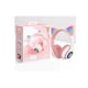 thumbnail image 2 of Audífonos Bluetooth Inalámbrico De Niños Orejas De Gato Rosa, 2 of 3