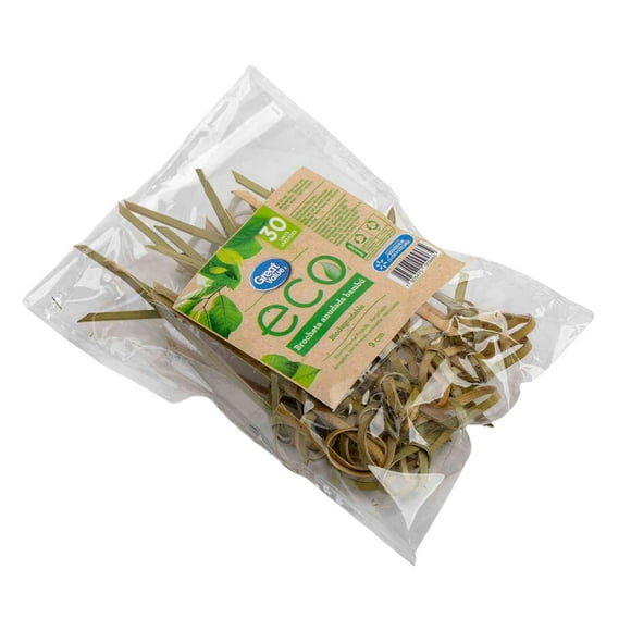 Brocheta Bambu 9 Cm, 30 Un