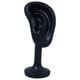 thumbnail image 2 of Soporte De Exhibición De Aretes Forma De Oreja De Resina Soporte De Oreja De Simulación Delicada Negro, 2 of 3