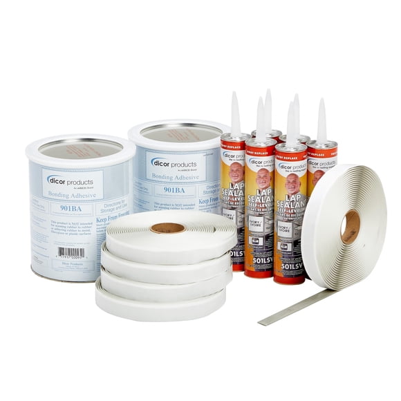 Kit de Techo Dicor 401CK-V Marfil Cinta de Butilo 15 m 15,5 kg