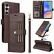 thumbnail image 4 of FOXDOCK Funda tipo Cartera para Samsung Galaxy A05s – Cubierta de Cuero PU con Múltiples Ranuras, Bolsillo para Efectivo y Correa de Muñeca, 4 of 6