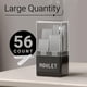thumbnail image 2 of Metal Collar Stays Moulet Premium, acero inoxidable, 56 unidades, 2 of 8
