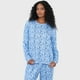 thumbnail image 3 of Pijama Mujer Full Print Polypeach Celeste Corona, 3 of 5