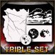 thumbnail image 1 of Juego Triple de Plantillas AirSick 27 × 20 cm, 1 of 1