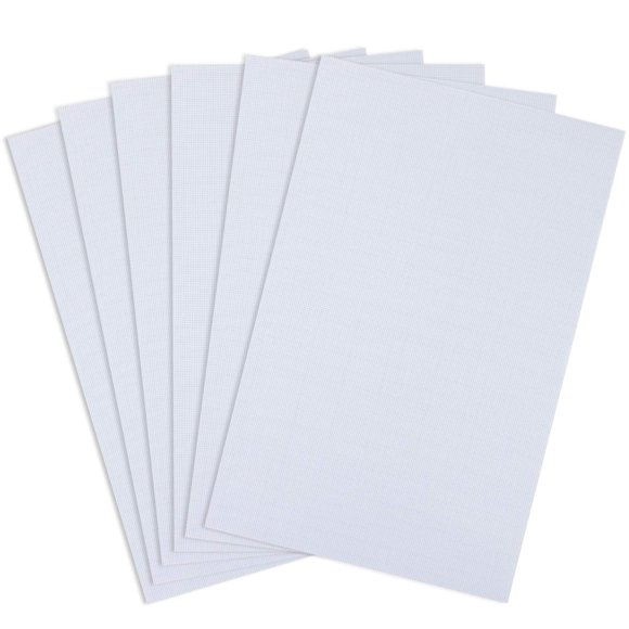 Tela Aida Similane 14 hilos 30x46 cm Blanco 6 piezas