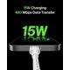 thumbnail image 2 of Cable USB-C a USB-A BoostCharge de 1 m de Belkin para iPhone 16, 2 of 7