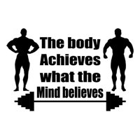 Rienda Libre Graphics - Decomural The Body Achieves Sports Ws-42917