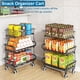 thumbnail image 5 of Carrito de almacenamiento Rolling Pantry OKZEST de 3 niveles con ruedas y cestas, 5 of 9