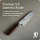 thumbnail image 2 of Cuchillo Santoku Shun 14 cm Premier Acabado Martillado, 2 of 7