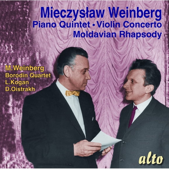 Álbum musical Alto Weinberg: Quinteto para piano y Rapsodia moldava