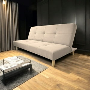 Mbc - Futón Sofá Cama Cordoba Tela Beige