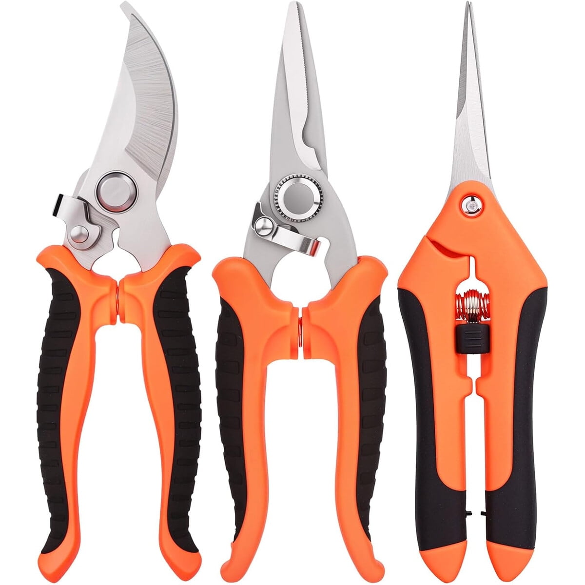 Tijeras Jardinera Achrwfq Acero Inoxidable Set 3 Piezas