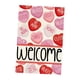 thumbnail image 4 of Bandera de Jardín para El Día de San Valentín, Decoración Exterior, Diseño de Festival, Aniversario de Bienvenida, Accesorios de Fiesta de 12x18 ", Ba Rosa y rojo, 4 of 5