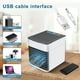 thumbnail image 4 of 1pc Air Cooler Fan, Portable Air Conditioner, Humidifier, Purifier 3 In 1 Evaporative Cooler With 3 Speed, Mini AC USB Cooling Desktop Fan For Bedroom, Travel, Office, 4 of 4