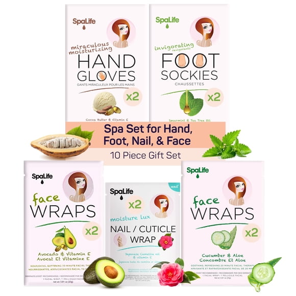 Set De Regalo De Spa Pink 10 Piezas Coreanas Para El Cuidado De La Piel Para Mujeres