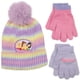 thumbnail image 1 of Set de gorro y guantes de invierno Disney «Believe» Pastel Princess, 1 of 7