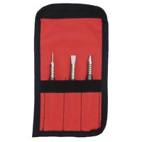 Magideal - 3 Uds Removedor De Pasadores De Y Cincel Frío, De Punzones Centrales, Cincel Frío Con Bolsa, De Punzones De De Material Acero