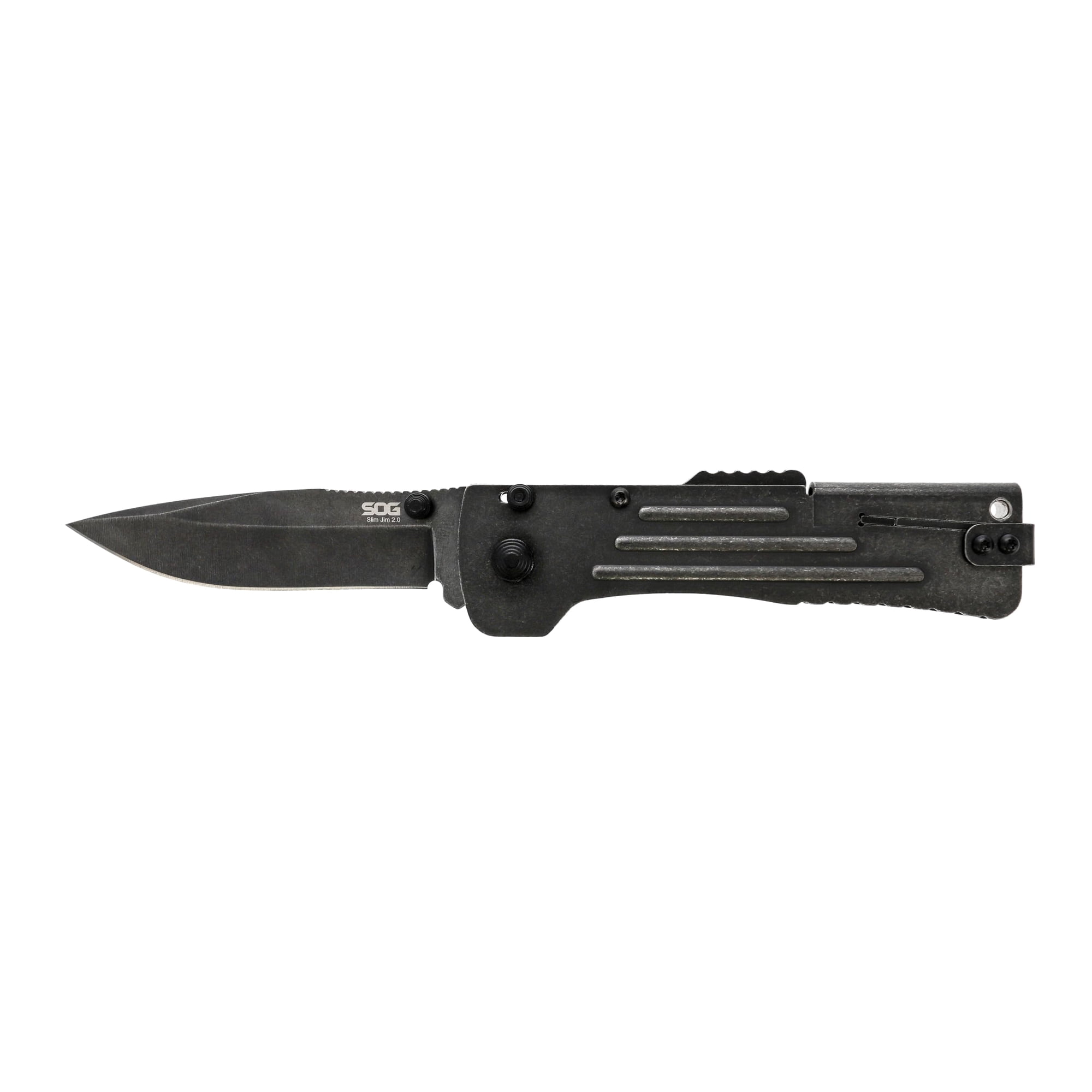 Cuchillo Sog Slim Jim 2.0 Lockback Cryo Aus 9 Blade 8.1 Cm