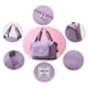 thumbnail image 5 of Bolsa de viaje NWLR de gran capacidad impermeable rosa, 5 of 7