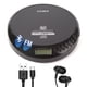 thumbnail image 1 of Reproductor de CD Coby CD201 portátil Bluetooth con radio FM y AUX, 1 of 8