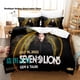 thumbnail image 1 of Seven lions Bedding Set Single Twin Full Queen King Size Bed Set Aldult Kid Bedroom Duvetcover Sets bed sheet setBed Sheets, 1 of 5