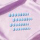 thumbnail image 3 of Uñas postizas JOYVVEW azul pastel 32 piezas ovaladas cortas, 3 of 7