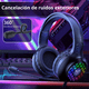 thumbnail image 3 of Audífonos De Cable Profesional Gamer Con Microfono + Luz Rgb, 3 of 5