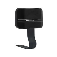 Magideal - Respaldo De Trasero, Cuero De Pu Suave, Cómodo Respaldo De Asiento Impermeable, Almohadilla Sissy Bar, Para Accesorios De Motocicletas Eléctr , Negro