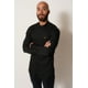 thumbnail image 4 of Camisa cuello mao negro manga larga fit White Clothing, 4 of 4