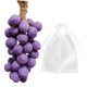 thumbnail image 1 of Jabón De Uva En Una Cuerda, Aroma A Cuerda, Regalo Hecho A Mano Para Amigos, Gel De Ba?o Para Rostro Y Cuerpo, Hija, Morado, 40 Piezas, 1 of 5
