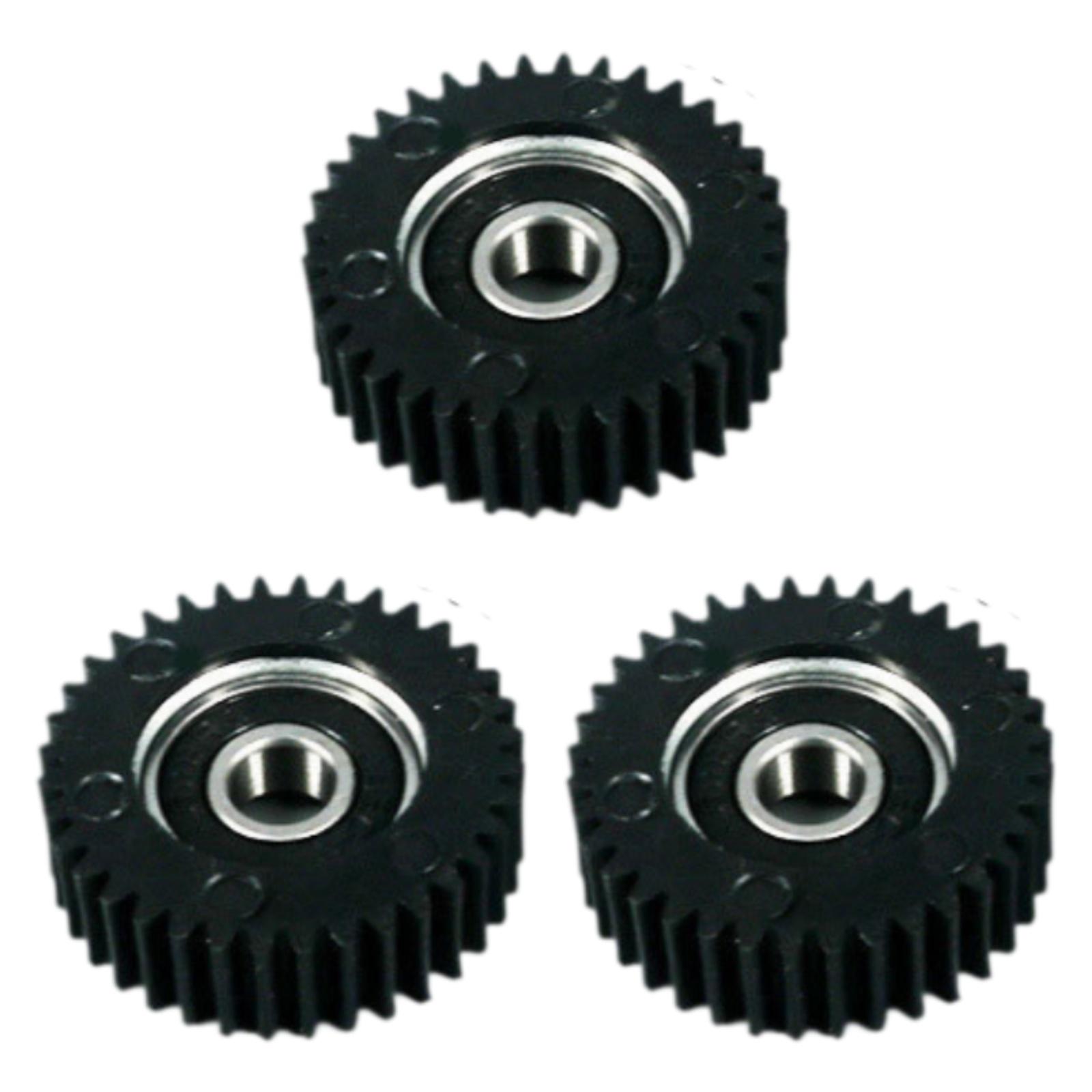 Ioensy - 3 Piezas De Engranajes De Bicicleta Eléctrica De 36 Dientes, Piezas De Reparación De Motor Liso Profesional