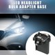 thumbnail image 3 of REGALWOVEN 2Pcs H7 LED Soporte de Bombilla de Faro Adaptador de Base para VW MK6 MK7 Golf GTI Jetta Tiguan Scirocco Passat, 3 of 7