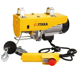 Tecle Electrico 1T Piola Acero 20M 220V Mod Pa 1000C Itaka