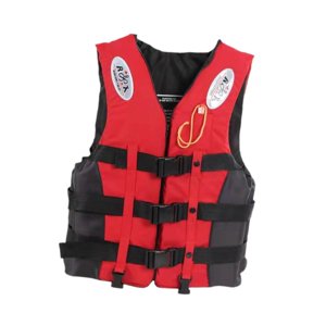 Ioensy - Chaleco Salvavidas Ajustable Para Natación, Pesca, Wakeboard, Deriva, Xxxl, Color Rojo