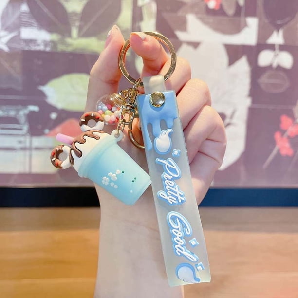 Cute Candy Color Ice Cream Keychain - Perfect Bag and Purse Charm for Kids and Adults